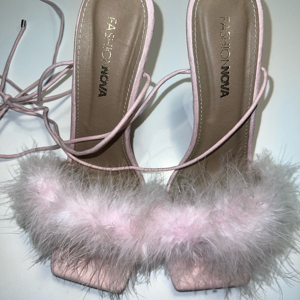 FASHION NOVA PINK WEDGES
